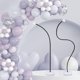 thumbnail image 4 of Kit de soporte de arco de globo negro, 2,8 m y 1,8 m, juego de soportes de fondo de flores suaves con base de agua para decoración de fiesta de cumpleaños, baby shower, boda, graduación,, 4 of 4