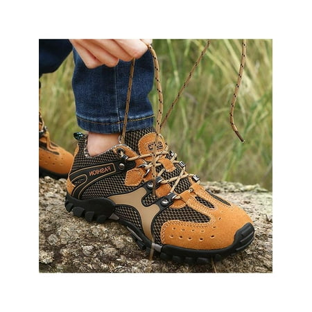 Meigar Men's Mountain Shoes Climbing Outdoor Hiking Shoes Athletic Running Sports Trail
