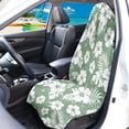 thumbnail image 2 of Uorisanigo Car Seat Towel Cover Waterproof Non-Slip Green Hibiscus Flowers Automotive Vehicles Seat Cover Protectors Fit Most Car, Truck, Suv, or Van for Post Gym Workout, 2 of 6