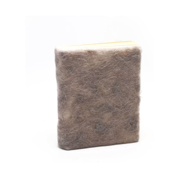 De Kulture Works Soft Premium Felt Cover Pocket Diary 100 Pages, 125 GSM, Grey