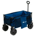thumbnail image 2 of Ozark Trail Camping All-Terrain Folding Wagon with Oversized Wheels, Blue, 23in Height, 2 of 9