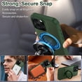 thumbnail image 4 of Funda para iPhone 16 Pro con Soporte Magnético Verde, 4 of 7