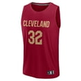 thumbnail image 2 of Men's Fanatics Dean Wade Wine Cleveland Cavaliers Fast Break Player Jersey - Icon Edition, 2 of 3