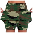 thumbnail image 2 of ibiyuan Golf Skirts For Women Short Skirts For Women Casual Printed Tennis Skirt with Pockets for Yoga Sports and Wear, 2 of 6
