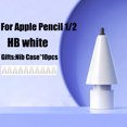 thumbnail image 1 of Pencil Tips For Apple Pencil 1 2 3 Pro Gen Replacement Crystal Diamond Tips For iPad Pencil 1/2 Anti-wear Stylus Pen Tips HB White 1PC, 1 of 6