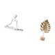 thumbnail image 5 of Estatua creativa abstracta de pensador de hojas, figura decorativa, escultura de metal única, adorno nórdico para la entrada, dormitorio, mesa, regalo, 5 of 8