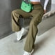 thumbnail image 2 of Pantalones Cargo Largos Para Mujer, Pantalones Informales Con Dos Bolsillos Y Cintura Elástica Para Mujer Para El Día A Día ANGGREK  Otros, 2 of 8