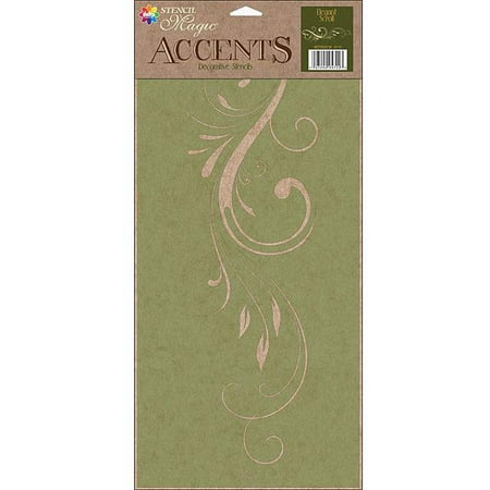 Delta Stencil Magic Accents Elegant Scroll Stencil