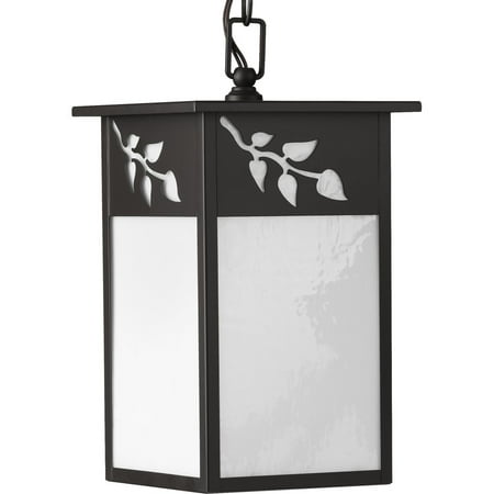 Trellis Collection Antique Bronze One-Light Hanging Lantern
