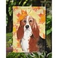 thumbnail image 3 of Carolines Treasures CK1853GF Fall Leaves Basset Hound Flag Garden Size  Small multicolor, 3 of 3