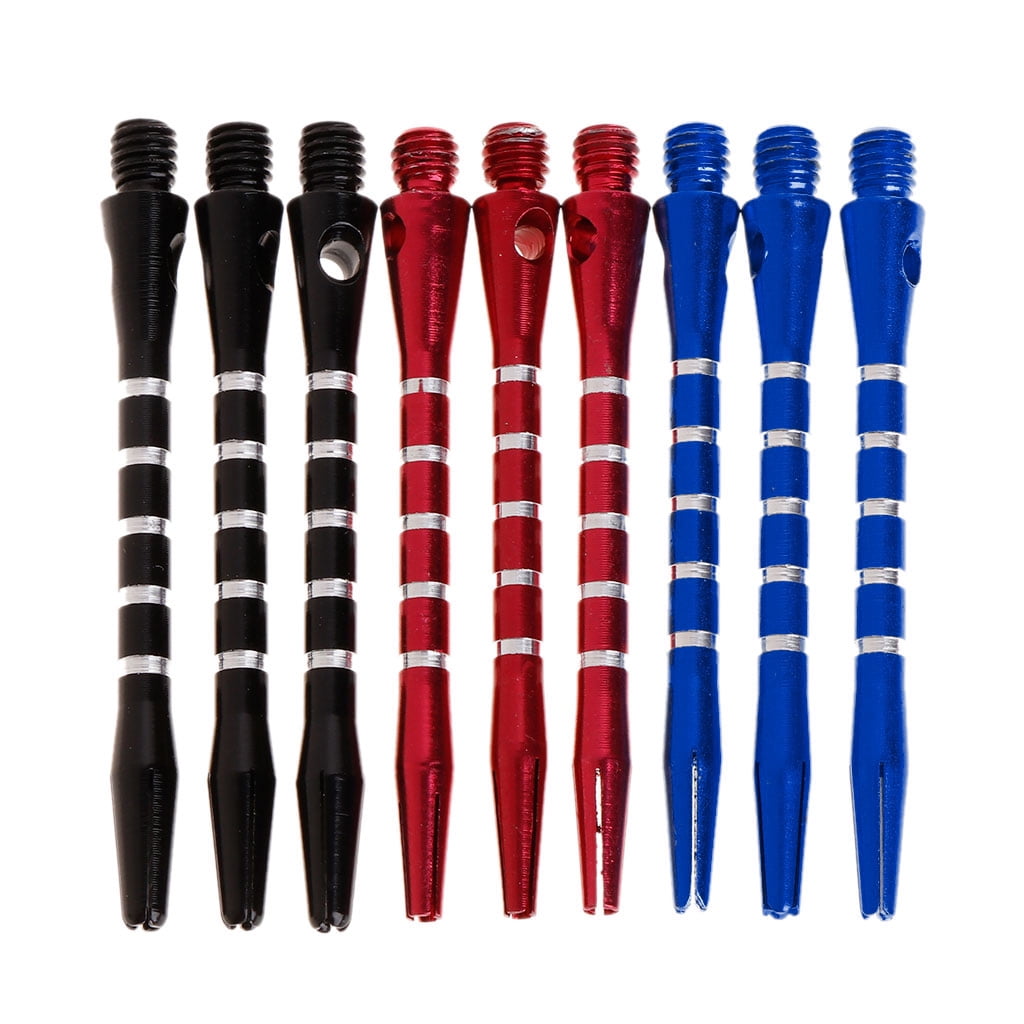 Pack Of 5 Professional Metal Stems Shafts Green Blue Black Red 