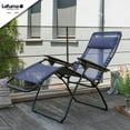 thumbnail image 4 of Lafuma LFM3118-8547 Futura Gravity Outdoor Lounge Recliner, Ocean Blue, 4 of 7