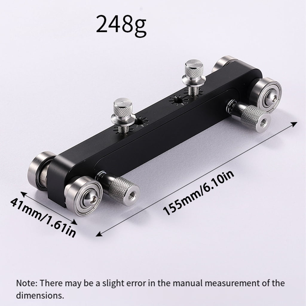 Professional Guitar Nut Slotting Tool Aluminum Alloy For Precise Bridge Adjust