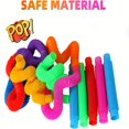 thumbnail image 3 of 1-30pcs Children's Sensory Toy Creative Fun Imagination Creative Learning Including Connecting Stretching Twisting Birthday Toy 30pcs, 3 of 6