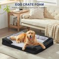 thumbnail image 6 of Dog Bed for Extra Large Dogs - XL Plus Waterproof Dog Sofa Beds, Supportive Foam Pet Couch Bed with Removable Washable Cover, Waterproof Lining and Nonskid Bottom, Black, 6 of 15