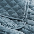 thumbnail image 3 of Bare Home Juego de Edredón 3 Piezas, Cubrecama con Puntadas de Rombos, Tamaño Matrimonial/queen, Azul Corona, 3 of 4