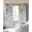 White, variant on Sage Green Eucalyptus Blackout Curtains for Bedroom/Living Room, Thermal Insulated Kitchen Curtains, Spring Farmhouse Tulips Leaves Grommet Darkening Window Treatment Drapes 27.5"x39"x2