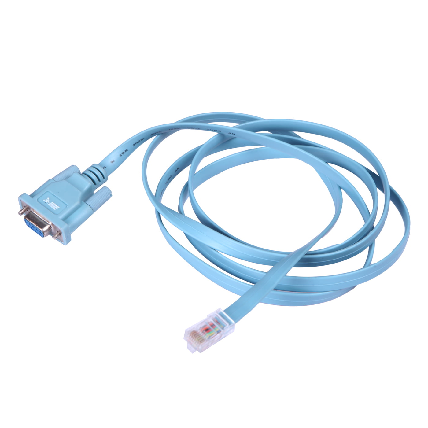 Cat5e RJ45 CAT6 to RS232 DB9 Console Ethernet Cable Adapter for Router Network Lysee Data Cables 