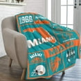 thumbnail image 2 of Football Blanket Ultra Soft Flannel Throw Blankets Lightweight Warm Travel Blanket Football Gifts 50"x40", 2 of 6