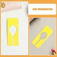 thumbnail image 3 of FELTECHELECTR 30PCS Clothes Sorting Tools Yellow Plastic for Wardrobe Shelf Dividers for Home Users Back to School, 3 of 8