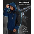 thumbnail image 4 of Chubasquero MAGCOMSEN impermeable con capucha para hombre, 4 of 7