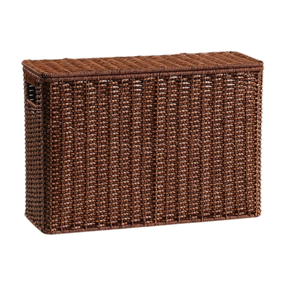 Flynix Narrow File Holder Narrow and Tall Storage Box for Bathroom Closets Clothing L L