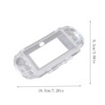thumbnail image 3 of Clear Hard Transparent Protective Cover Skin for PS Vita 2000 Handheld Console Durable Guard, 3 of 5