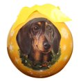 thumbnail image 1 of Adorno Navideño De Perro Salchicha Bola A Prueba De Roturas, 1 of 1