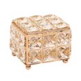 thumbnail image 2 of Organizador de maquillaje de cristal ZHAOCHENG bolsa pequeña con tapa dispensadora de algodón, 2 of 4