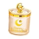 thumbnail image 2 of Tarro para dulces de Ramadán, recipiente para almacenamiento de azúcar, bote para comida, soporte multiusos para aperitivos, contenedor de comida, caja contenedor para Ámbar, 2 of 8