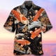 thumbnail image 5 of Camisas de playa con estampado 3D de carpa hawaiana, camisas de peces hawaianos para hombres, ropa informal de vacaciones, blusa de solapa de manga corta, 5 of 5