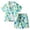 Green, variant on Kaprioy Boys Summer Outfits Boys Hawaii Shirts and Shorts Outfit Sets Casual Button Down Summer Kids Beach Vacation Clothes