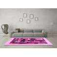 thumbnail image 3 of Ahgly Company Indoor Rectangle Abstract Pink Contemporary Area Rugs, 5' x 7', 3 of 4