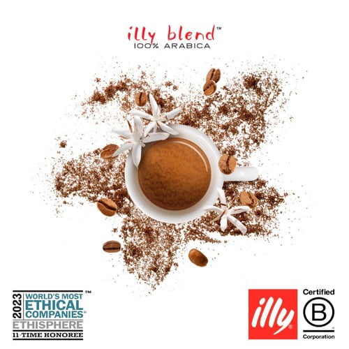 illy Classico Roast Coffee Beans 250g, British Import (Pack of 2)