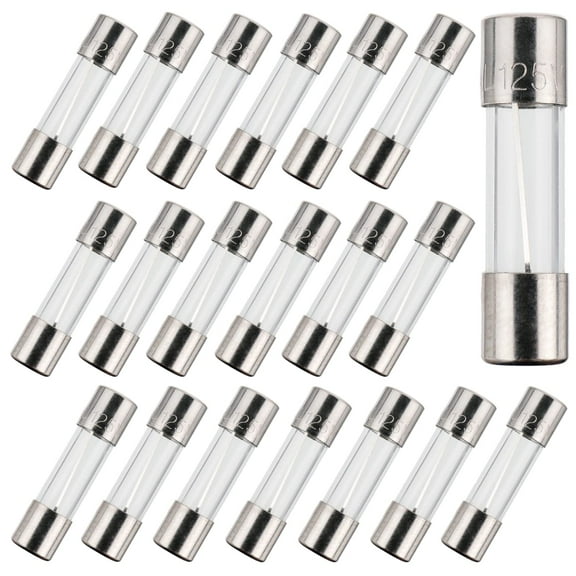 F15AL250V 5x20 mm 15 A 250 V fuses 0.2x0.78 Inch 15 amp 250 Volt Fast-Blow Glass Fuses(Pack of 20 Pcs)