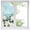 Blue, variant on Window Privacy Film Spring Floral Stained Glass Window Film Decorative Window Cover White Magnolia Flowers Barn Door Farmhouse Beige Window Clings Static Adhesive Sticker for Bathroom 17.7"x39.3"