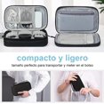 thumbnail image 4 of Organizador Portátil, Bolsa para Accesorios Electrónicos Accesorios de electrónica Estuches Bolsa de Viaje Universal para Discos Duros, Cables USB, Auriculares, Móviles, Cargadores (Negro), 4 of 5