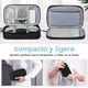 thumbnail image 4 of Organizador Portátil, Bolsa para Accesorios Electrónicos Accesorios de electrónica Estuches Bolsa de Viaje Universal para Discos Duros, Cables USB, Auriculares, Móviles, Cargadores (Negro), 4 of 5