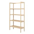thumbnail image 2 of Jela Solid Wood 4 Shelf Unassembled Pantry Shelving - Unfinished, 2 of 9