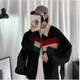 thumbnail image 7 of Kukuzhu Vintage Zip Up Jackets for Women Y2K Corduroy Jacket Emo Varsity Jacket Harajuku Casual Baggy Jacket Preppy Streetwear, 7 of 7