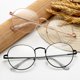 thumbnail image 2 of Gafas De Ordenador Lente Transparente Retro Clásico Polígono Marco Moda Mujeres Redondo Hombres Estudiantes Ultraligero Alta Calidad Popular, 2 of 4