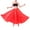 Red, variant on inhzoy Kids Girls Latin Flamenco Dance Skirt Full Circle Long Swing Skirt,Sizes 3-12 Black 3-4