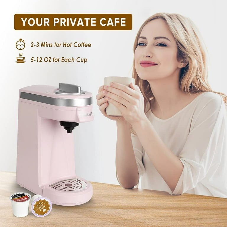 Single Serve Coffee Maker, One Button Operation with Auto Shut-Off For  Coffee