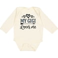 thumbnail image 3 of Inktastic My Gigi Loves Me Boys or Girls Long Sleeve Baby Bodysuit, 3 of 5
