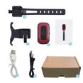 thumbnail image 5 of Bicycle Mountain Bike Intelligent Sensor Warning Brake Tail Light, Rechargeable USB LED Tail Lights, Cycling Safety Tail Lights, 5 of 5