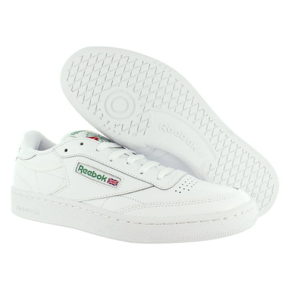 Reebok Classics Men's Club C 85 Sneakers, White/Green, 13 Medium US