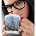 thumbnail image 2 of 3drose, Abu Dhabi Mosque, 11oz Two-tone Red Mug, 2 of 6