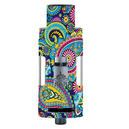 - Skins Decals For Smok Tfv8 Tank Vape Mod / Colorful Paisley Mix