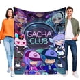thumbnail image 1 of Gacha Life anti-pilling, suave, ligera, esponjosa y acogedora de lujo para hogar y cocina – Perfecta para niños y adultos,120X150cm, 1 of 6