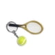 thumbnail image 3 of Naiovety 6 piezas simulación raqueta de tenis llaveros deporte moda colgante decoración llavero accesorios esposa verde Decoración del hogar Oro Naiovety HA011953-03, 3 of 5
